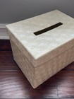 Wedding Card Box Ivory Embossed Rose Card Holder 13 5in