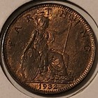 Great Britain George V 1932 Farthing Coin