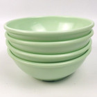 Vtg Arrowhead Melamine Melmac Env-700 5  Cereal Bowl Set Of 4 Light Green Mcm