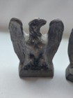 1965 Eagle Book Ends Brass 1776 Colonial Virginia Pair American Eagles 