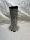 New Starbucks 2019 Holiday Silver Sparkly Glitter Tumbler 16oz Gift