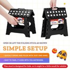 7 5 Inch Folding Step Stool Foldable Stool Height Kids Step Stool  176 Lb Capaci