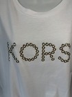 Michael Kors Ladies Short Sleeve  T-shirt   White  Large  Nwt