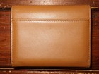 Polo Ralph Lauren Id Leather Foldover Card   Coin Case Used