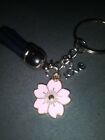 Boho Flower Keychain Tassel Purse Charm 