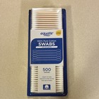 Equate 100  Pure Cotton Swabs 500 Count Single Tip Rounded Safe Hygienic