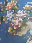 Antique Japanese Meiji Period Cloisonn   Enamel 7 25  Plate - Blue Floral 
