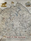 Vintage East Of The Allagash Aroostook Maine Map Augustus D  Phillips   Sons