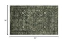 Vintage Throw Rugs  3x5 Washable Rug Non Slip  Soft Area Rug For Bedroom dist   