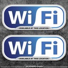 2x Wifi Available Sticker Decal Window Business Office Door Store Vinyl Internet
