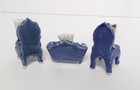 Miniature Fairing Cats  On Sofa   Chairs Porcelain