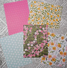 Spring Card Making Kit  happy Days  Paper embellishments 5 Multi-occasion Cards