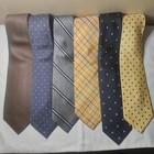 Fairfax Japanese Silk Tie Ivy Style Multi-pattern Made In Japan Lot Of 6 Ties