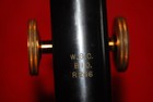 Vintage Brass   Black Cast Iron Microscope     Bausch   Lomb