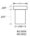 Weld On Nuts 1 2 -13 Thread Long Threaded Nut Steel Chassis Mount Tab Pack Of 4