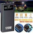 Power Bank 50000mah Portable External Battery 120w Fast Charger Usb C For Iphone