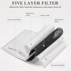 Unisex Super Protective Anti-fog Face Shield With Detachable Filter  Hd Transpar
