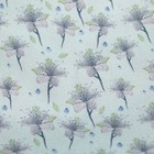 Eton Nwot 100  Silk Pocket Square In Blue With Pink   Green Floral Print