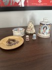 Royal Commemorative China Collection Lot     Queen Elizabeth Ii  Princess Diana