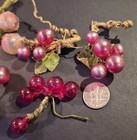 Vintage Tiny Glass Beads Craft Wired Stems Millinery Lot