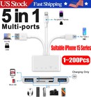 5 In 1 Memory Card Reader Usb 3 0 Otg Adapter Sd Card Reader For Iphone ipad