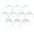 50 Pack - 20mm  3 4   Round Glass Cabochons - Clear Magnifying Dome Circle
