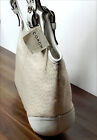 Nwt Coach Soho Mini Signature C Logo Slim Hobo Cream White Leather Nwt