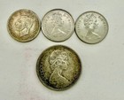 Lot Of  4  Canada Silver 1965 Quarter    3  Dimes  1943 1968   1981 Circulated