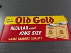 Original Vintage Old Gold Cigarettes Tobacco Advertising Sign 