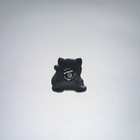 Crocs Cat Mummy Halloween Jibbitz-style Shoe Charm Black Beige Rubber