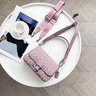 Coach Soft Tabby Shoulder Bag In Signature Denim Pink Purple Cj854 New