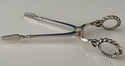 Solid Silver Georg Jensen Sprung Beaded Sugar Nips Sterling Fully Marked C1950s
