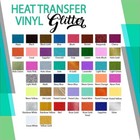 Glitter Iron-on Heat Transfer Vinyl 20  X 12  1 3 5 And 10yd  silver 