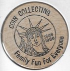 1986 Ana 95th Anniversary Convention  Milwaukee  Wisconsin  Token  Wooden Nickel