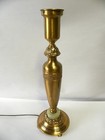 Vintage Antique Hollywood Regency Brass   Marble Table Light Lamp  a15 