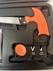 Outdoor Edge Field Pak Game Processing Set  6 Tools  Knives  Saw  Sharpener