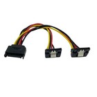 Sata Power 15-pin Y-splitter Cable Adapter Male To Female For Hdd Hard Drive