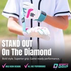 New Sportz Drip Adult Small medium Premium Pro Short Cuff Batting Gloves - A S m
