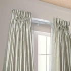 Emoh Traverse Curtain Rod Inside Mount Adjustable Baton Draw Double Square White