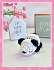 Cute Handmade Sleepy Panda Crochet Amigurumi Plush Stuffed Animal  Cute Bear Toy
