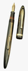 Vintage Sheaffer White Dot Balance Fountain Pen Golden Brown Striped  Restored