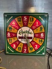 Antique Mlb Baseball Roulette Wheel Electric Box Score Trade Stimulator  1950s 