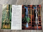 Vtg Macrame Instruction Book Show Offs 1978 Hanging Plant Tables Decor Lamps