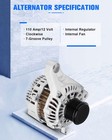 New High Output Alternator Replacement For 2013-2017 Honda Accord 11999