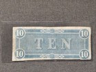 1864 10 Dollar Confederate States Of America Note Richmond Va