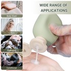 3 4 Oz Small Plastic Travel Shampoo Bottles  Empty Plastic Squeeze Bottles Wi   