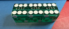 Set Of 3 Sequential Casino Dice Mohegan Sun Uncasville Ct Green Retired