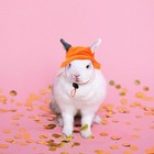 Popetpop Small Animals Hat Bunny Hat  Rabbit 13 X 13 X 3 5 Cm  Yellow