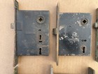 Outstanding Lot Of 10 Antique Corbin Mortise Door Locks Brass Faceplates Lockset