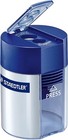Staedtler 2-hole Pencil Sharpener   Manual Double Hole   Compact Design